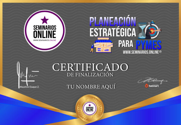 Certificado Estrategias para pymes